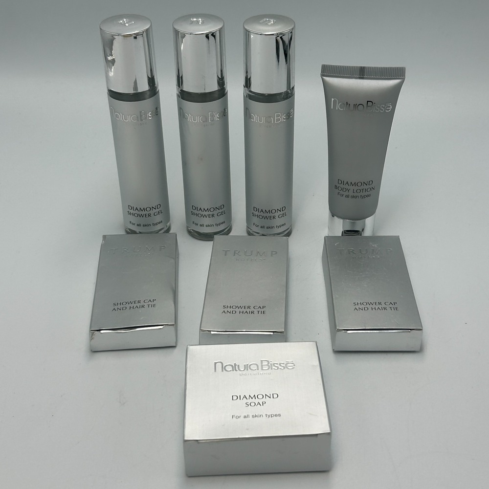 Natura Bisse Barcelona Trump Hotel Exclusive 8pc Bath Set Lotion Shower Gel Soap